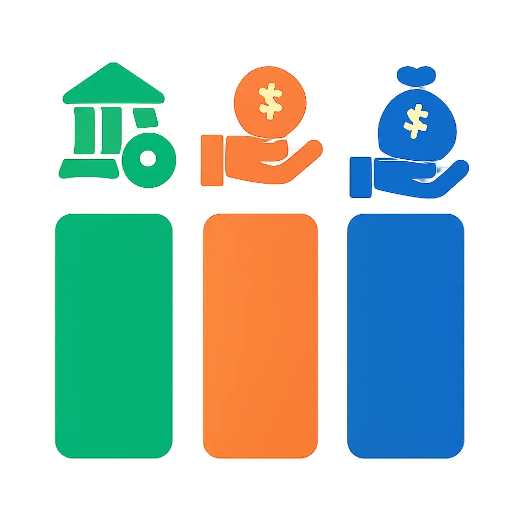 Infographic comparing options using coloured bars and, Deposits, Withdrawals and Payouts, Raja Game